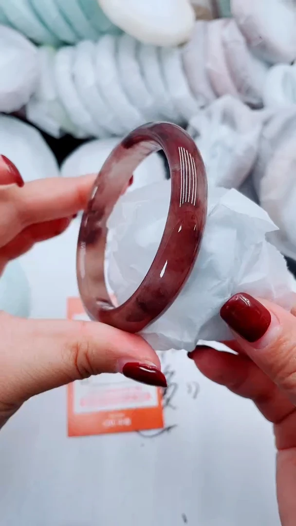 【闪购商品】石英质玉手镯未镶嵌T99-62-63