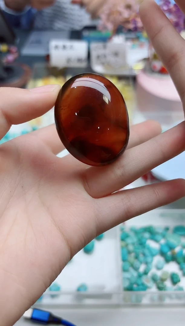 未镶嵌蜜蜡裸石蜜蜡吊坠*1 YX编绳