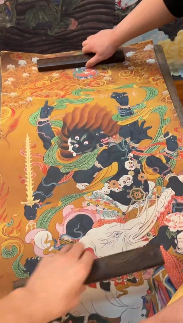 卷轴画刘洋画院老六专属AA14