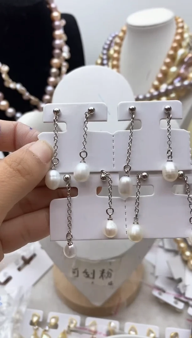 【闪购商品】淡水珍珠颈饰钛钢207