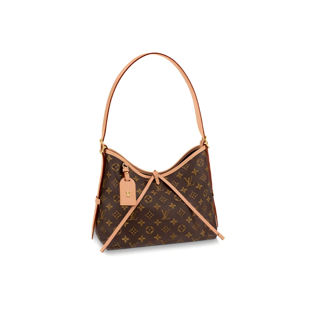 未使用 LouisVuitton/路易威登 lv carryall小号/中号 芯片款