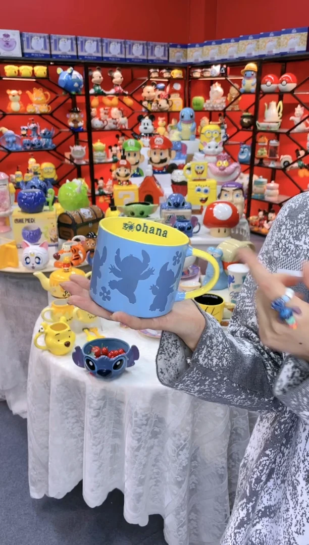 【闪购商品】1@@陶瓷杯史迪仔杯子