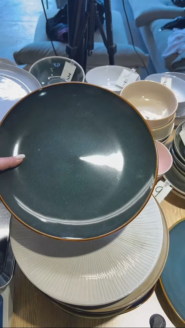 瓷56高温釉下彩陶瓷餐具