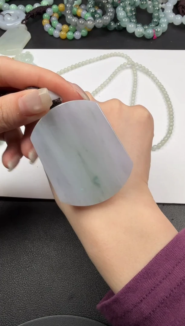 吊坠(不含链)未镶嵌翡翠知*翡翠饰品-124