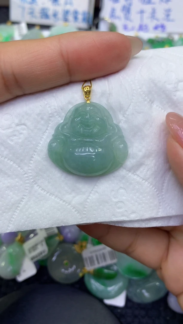 颈饰未镶嵌翡翠天然缅甸A货翡翠