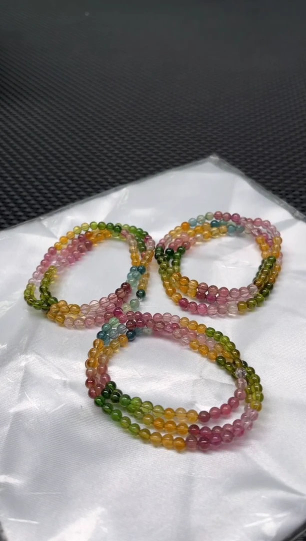 【闪购商品】碧玺多圈手串未镶嵌多样性发1件