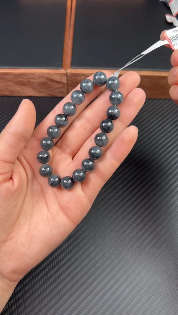 【闪购商品】和田玉手串未镶嵌若羌微色差卡10