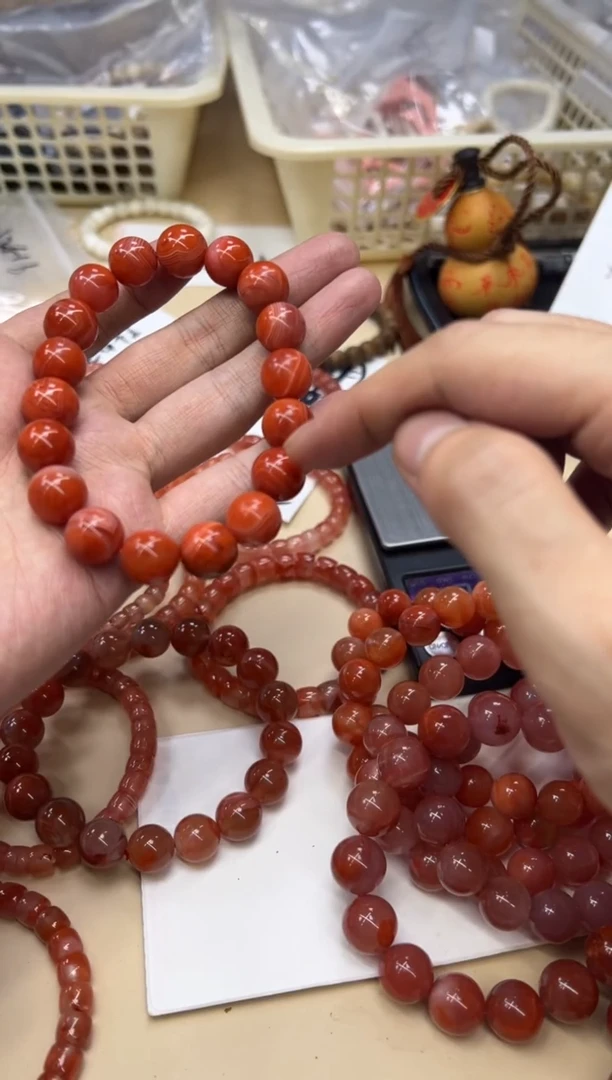 【闪购商品】南红玛瑙单颗未镶嵌021517 南红三文鱼单颗卡13