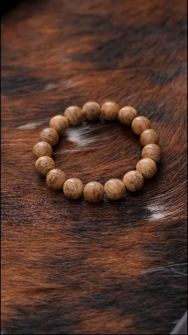 沉香手串卓CL674香港虎斑棋卡13mm天然野多样性发一