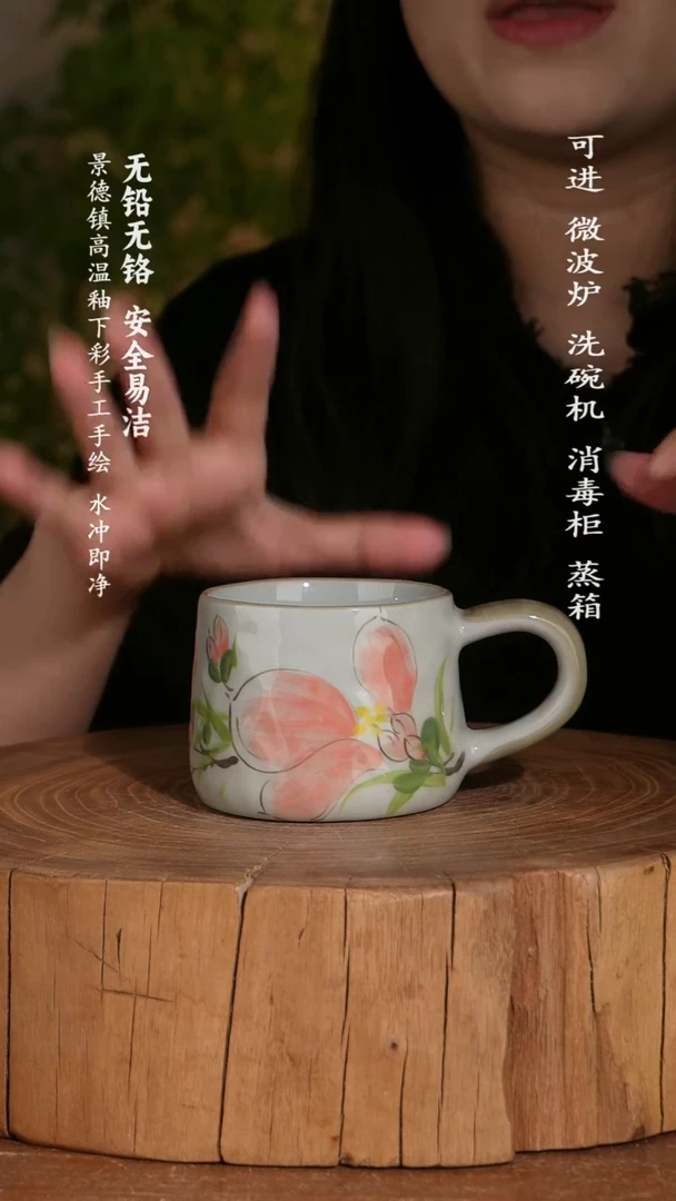 碗陶瓷景德镇高温瓷釉下彩手绘陶瓷