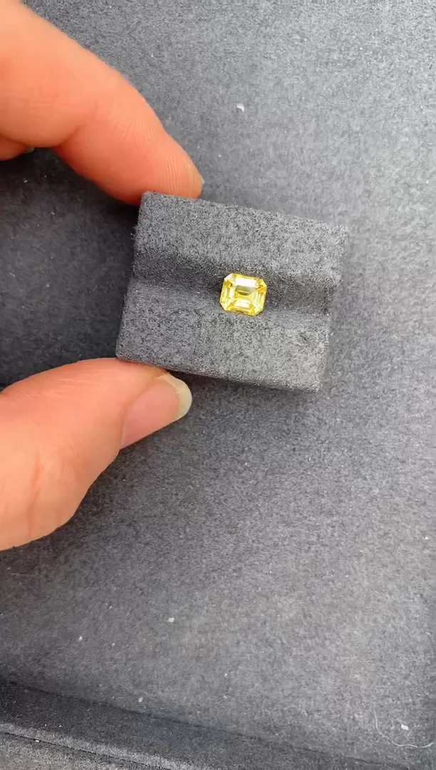 【闪购商品】彩色蓝宝石裸石未镶嵌1.1ct黄蓝宝