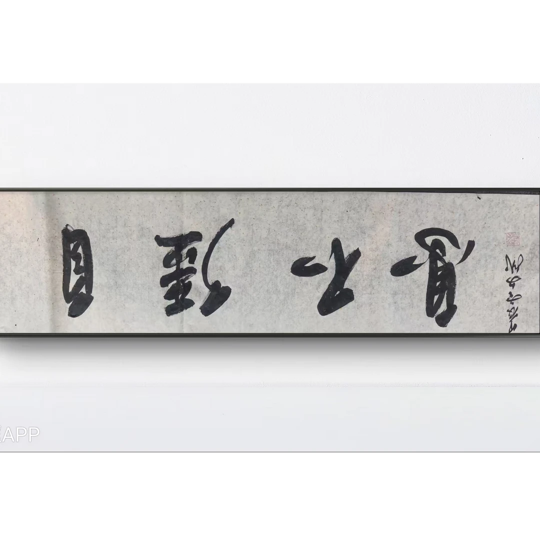 自强不息  赵文斌 书法 4平尺