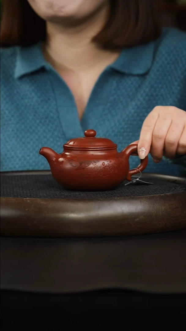 茶壶紫砂朱泥  仿古