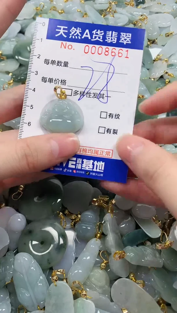 颈饰未镶嵌翡翠天然a货翡翠