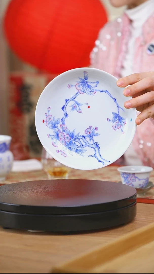 【闪购商品】海棠花壶承一个非常漂亮