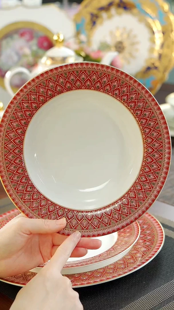 【闪购商品】瓷片8.5英寸草帽盘福利价