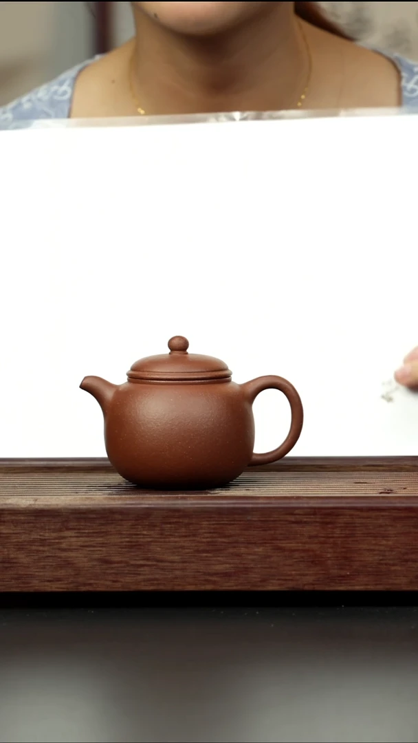 紫砂茶壶红降坡 匏樽