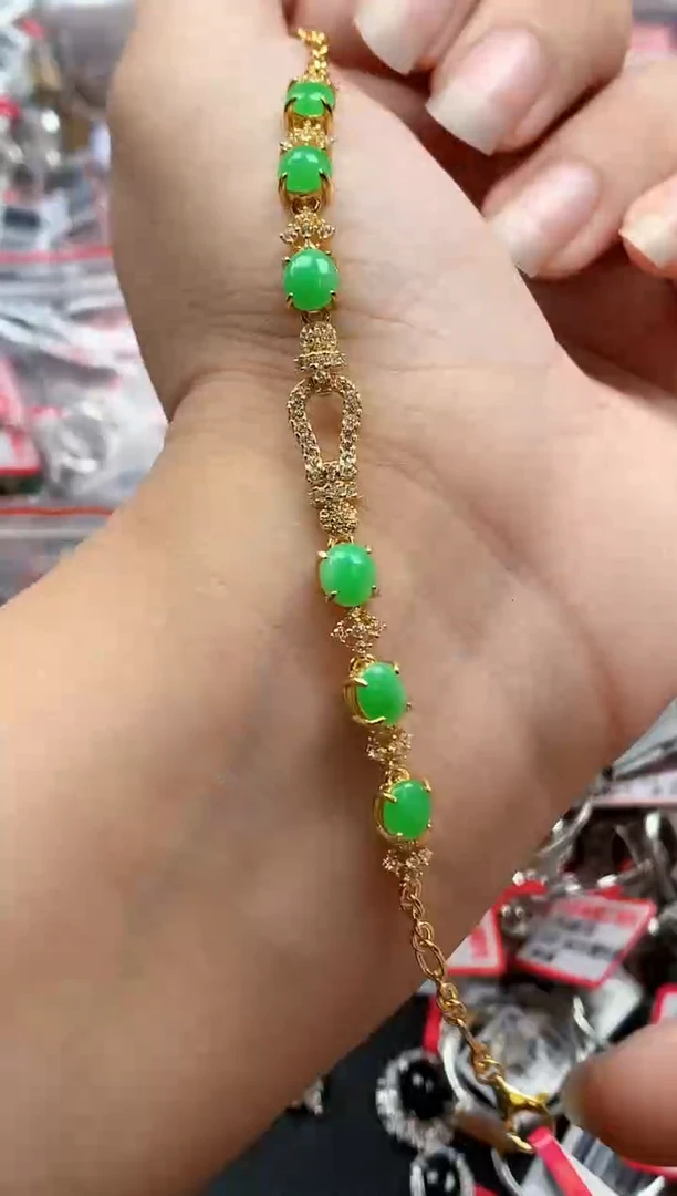 银S925镶嵌戒指翡翠天然A货缅甸翡翠