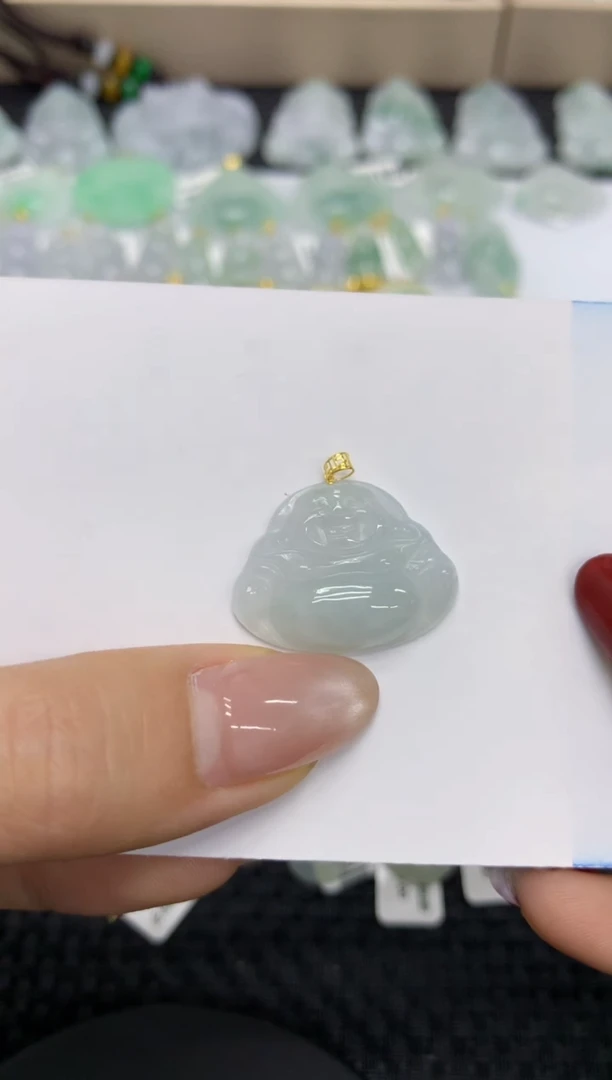 【闪购商品】翡翠颈饰18K金镶嵌11111111111