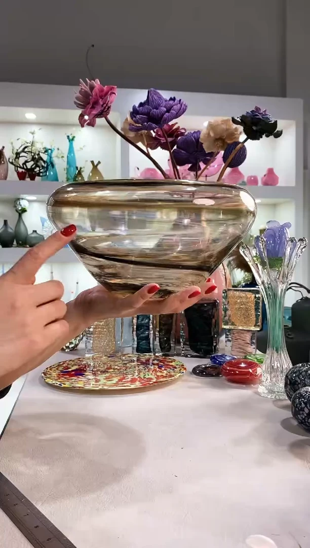 慕忆家手作琉璃花瓶