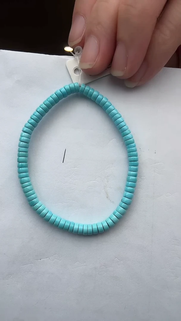 未镶嵌绿松石手链黄*华黄新华专拍绿松石手串