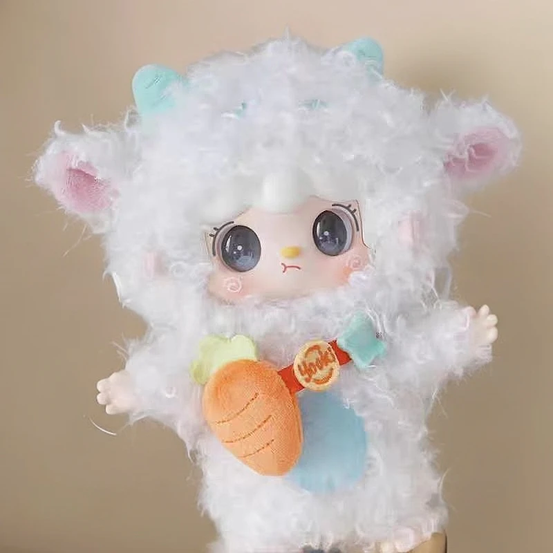 【代拆】氧氧yoki400咩咩羊吊卡潮玩盲盒可爱毛绒