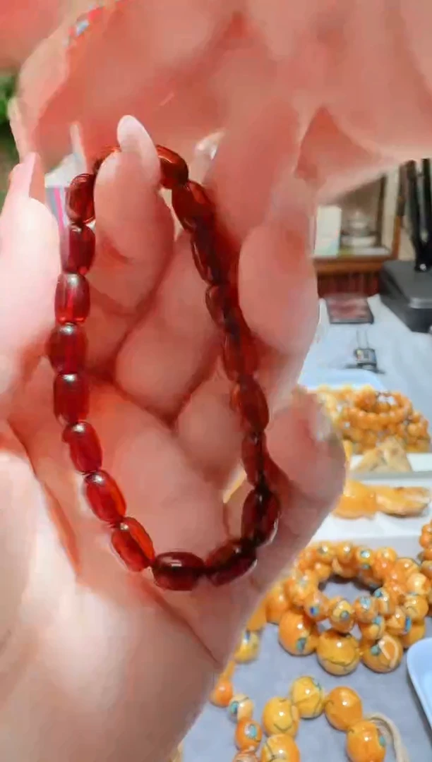 蜜蜡颈饰未镶嵌231天然蜜蜡珠宝奇石全都保真