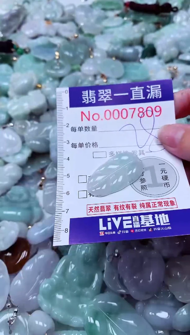 吊坠(不含链)未镶嵌翡翠7809