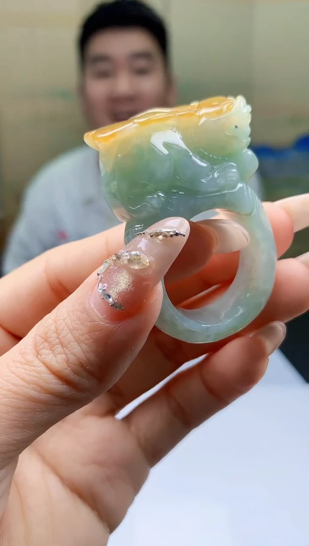 【闪购商品】定制翡翠未镶嵌5028ty-毛货挂件87