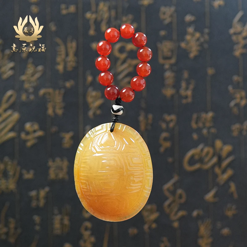 天然黑驴蹄 玉化富甲 龟龟手把件 藏寻直播