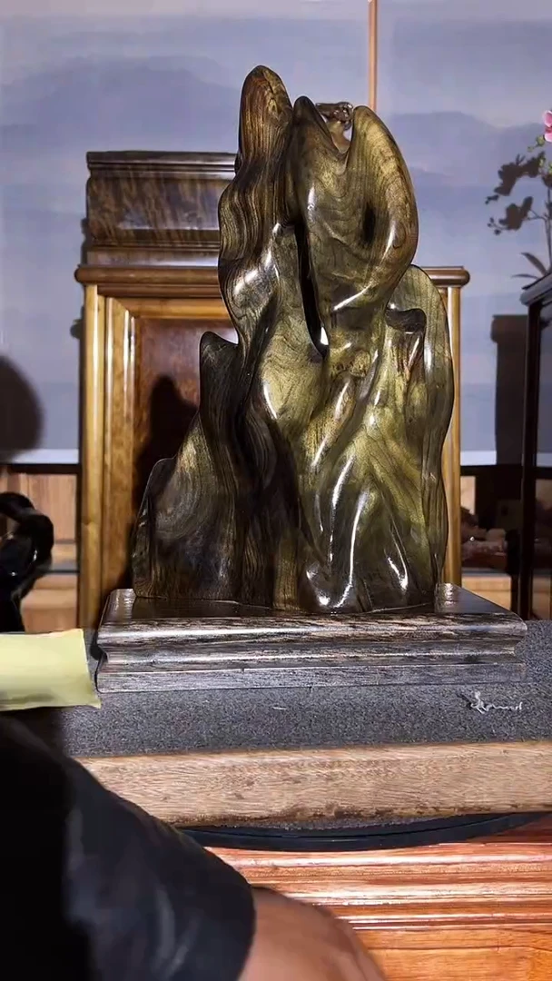 金丝楠浮*小叶桢楠摆件/厂家直销