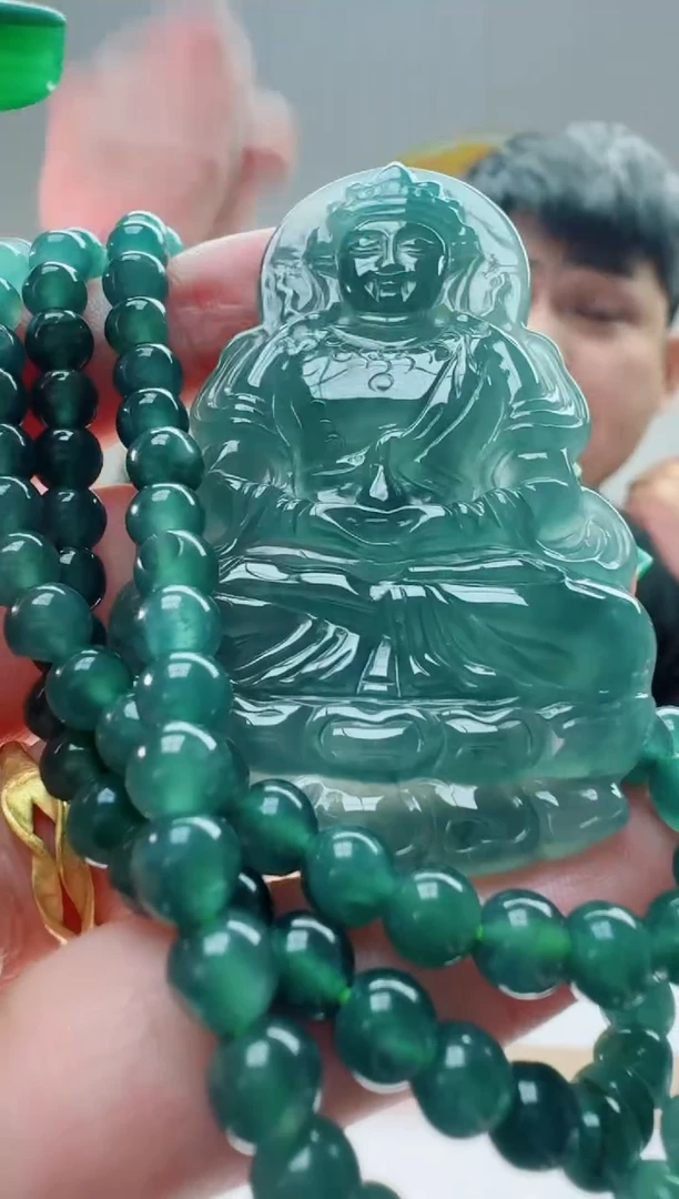 翡翠未镶嵌颈饰多样性随机发其一