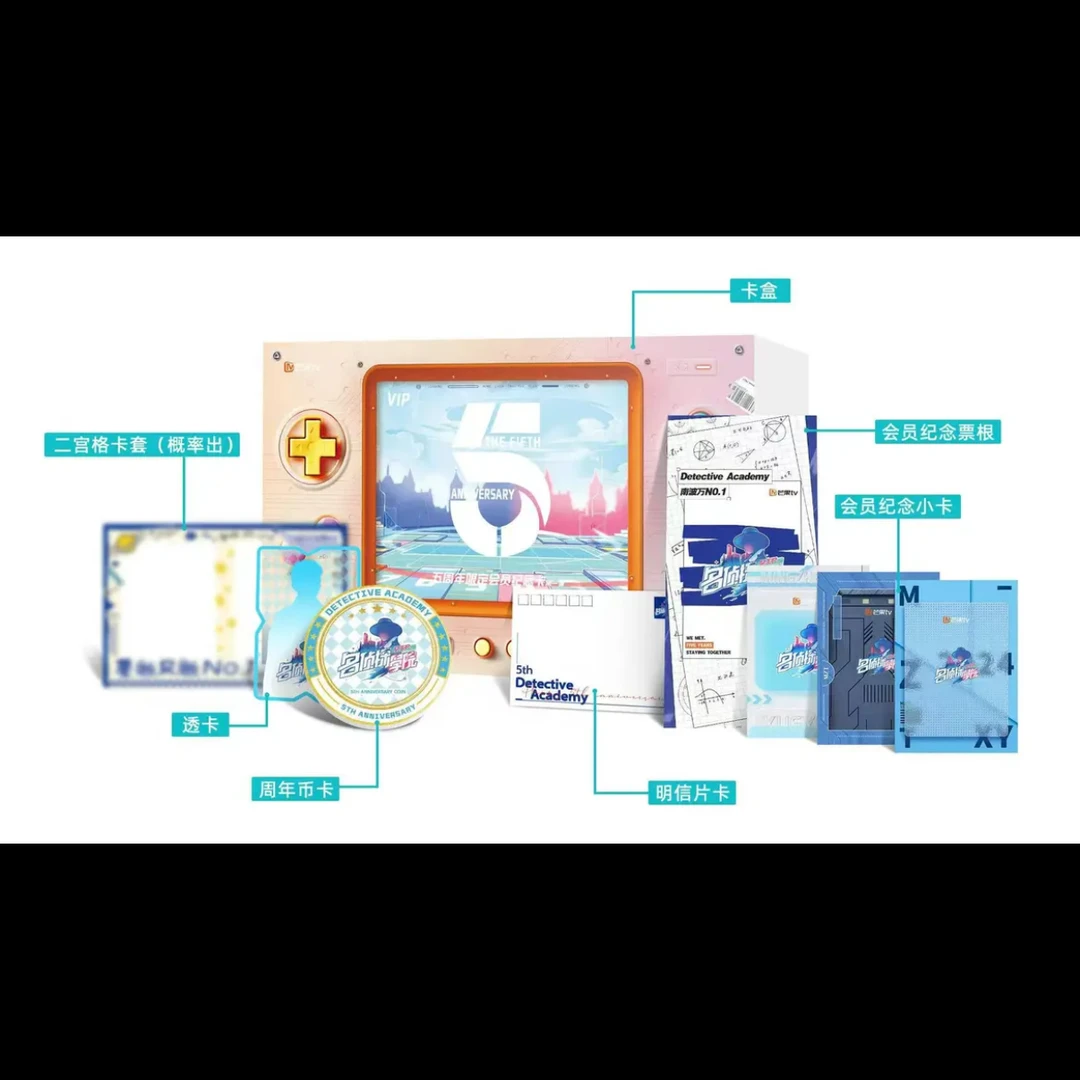 丢手绢《名侦探学院五周年》限定会员纪念卡（代拆）