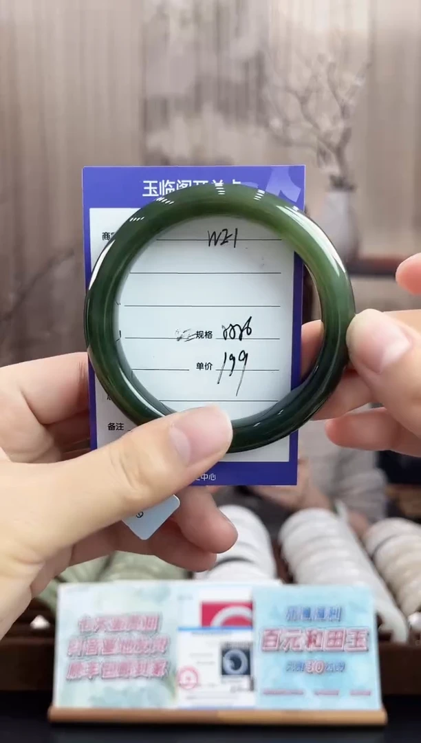 未镶嵌手镯和田玉WE1微色差