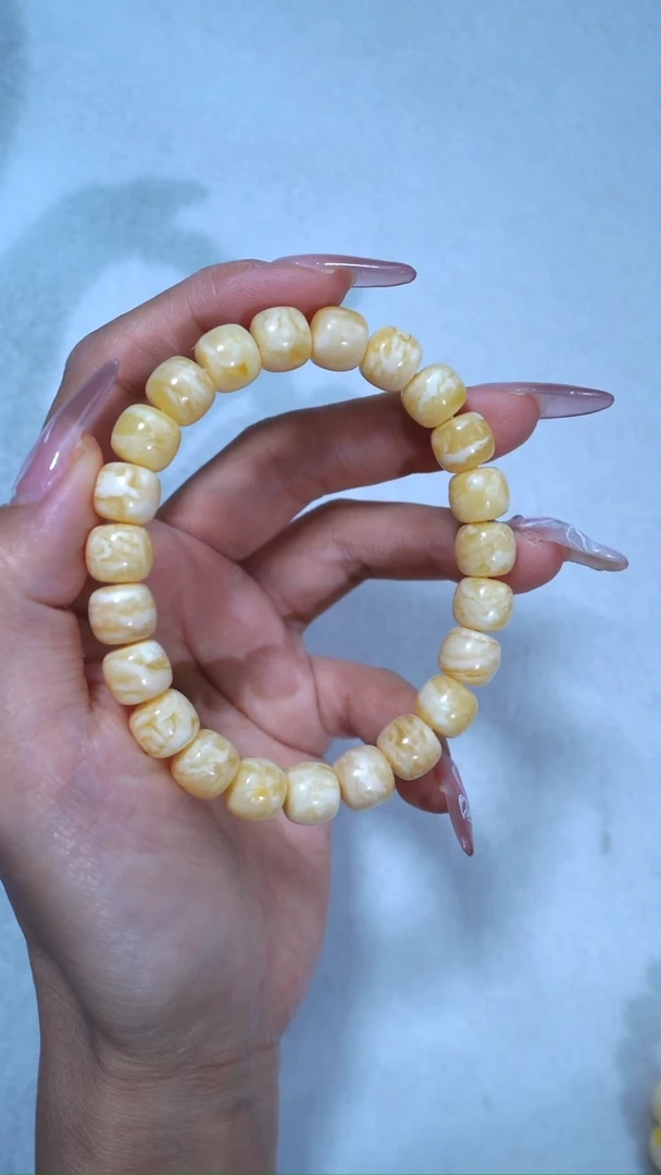 【闪购商品】蜜蜡手链未镶嵌毕业级10mm浓蜡爆浓虎皮妖花