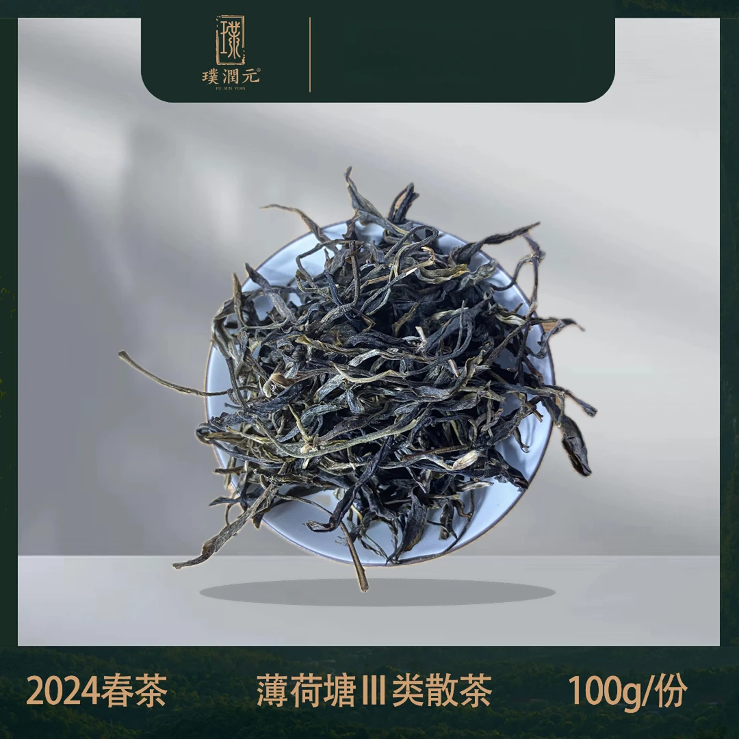 璞润元古茶【周家薄荷塘Ⅲ类散茶】2024年普洱茶山头生茶100g