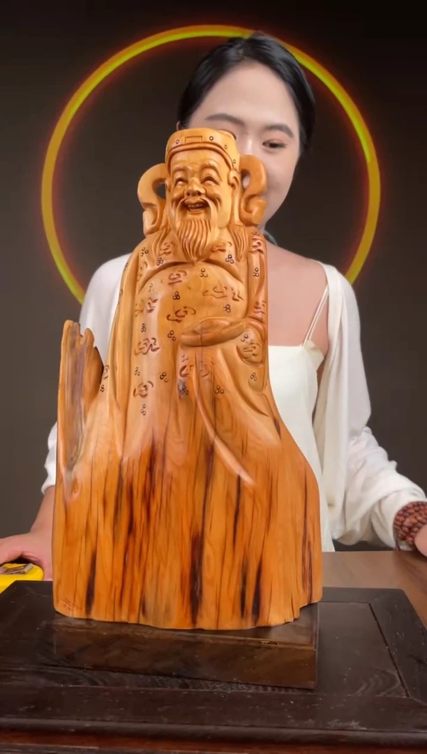 柏木（崖柏）手工摆件,先抢先得! 编号:97