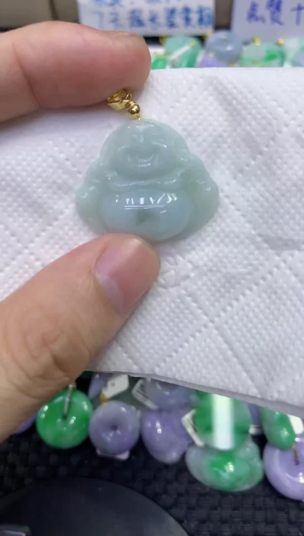 颈饰未镶嵌翡翠天然缅甸A货翡翠
