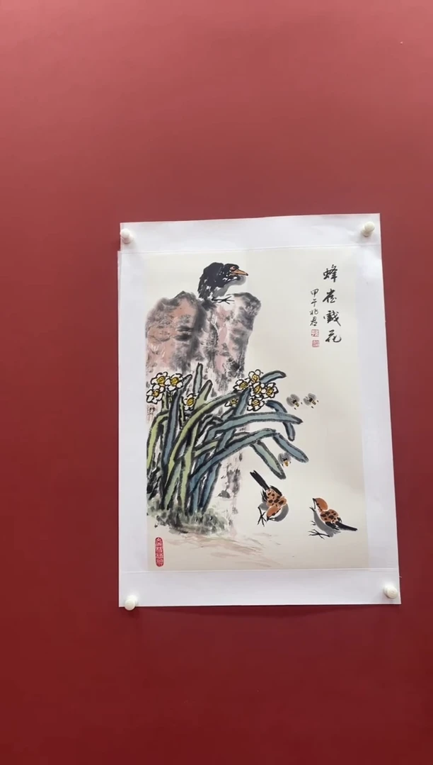 绘画国艺盛藏11.25孙老师手绘作品2.7平尺