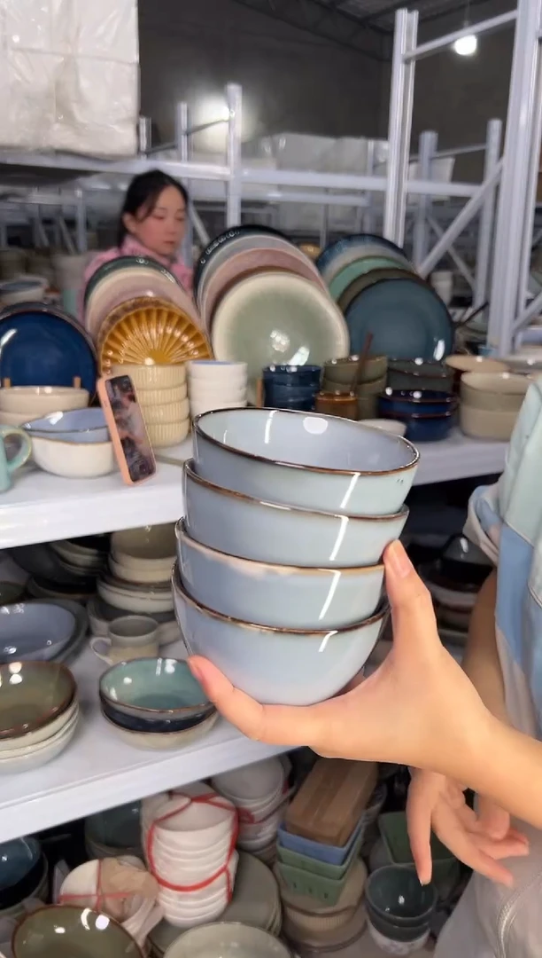 陶瓷外贸尾货瑕疵满20包邮重瑕特价孤品清仓X4米饭碗