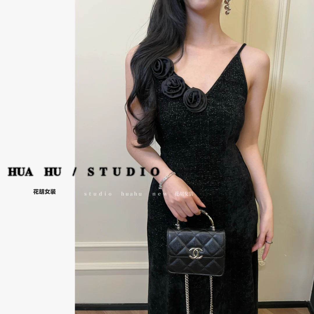 【玫瑰的秘密】美奢｜小众｜集合店高级感吊带连衣裙new