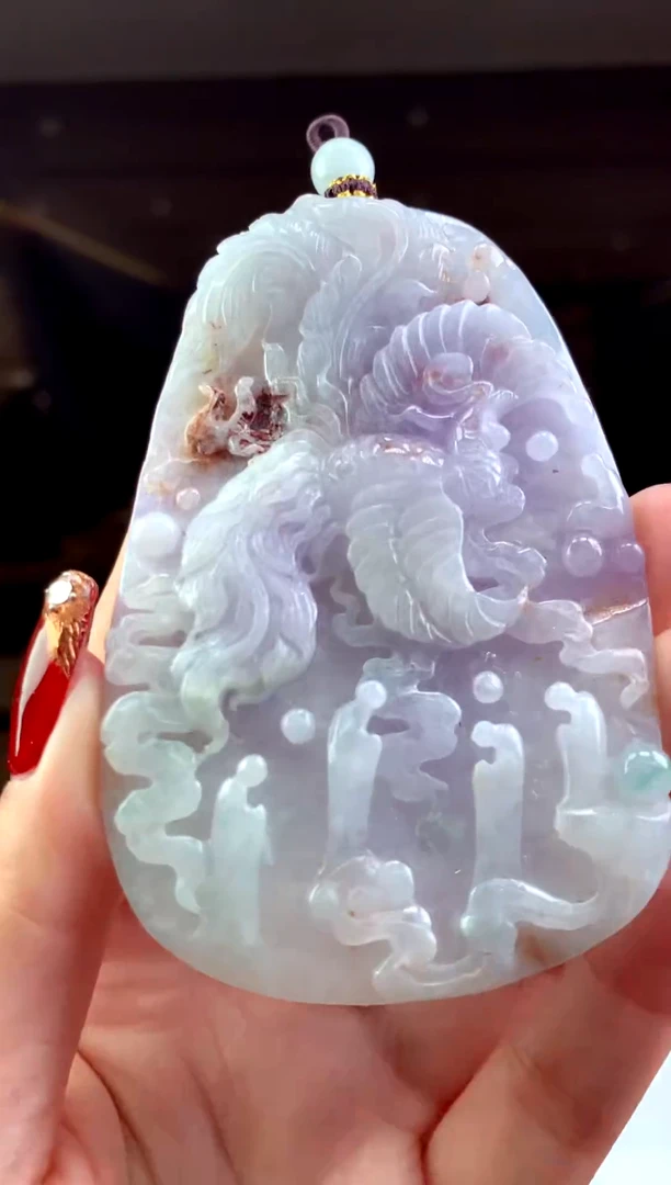 【闪购商品】定制翡翠未镶嵌天然A货翡翠挂件（拍一发一）