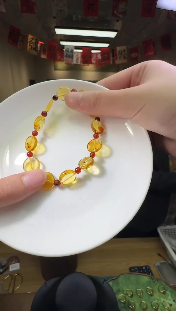 手链琥珀未镶嵌多样性发一件 160