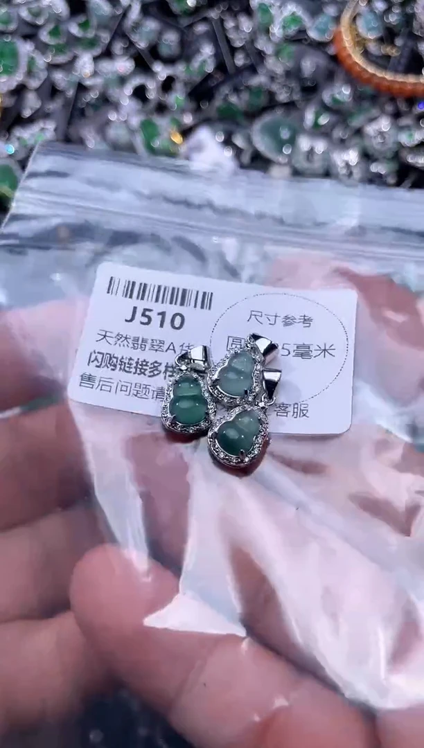 【闪购商品】翡翠颈饰未镶嵌J510多样性发其一