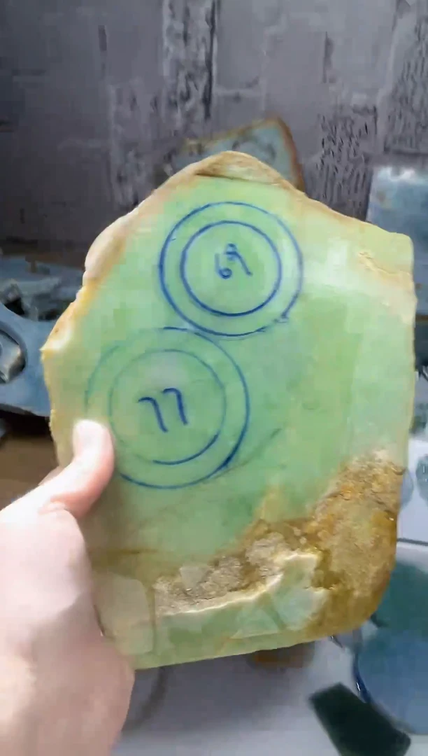 裸石翡翠天然翡翠A货余 南 825