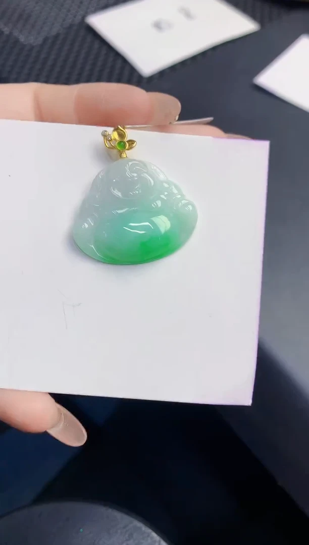 颈饰未镶嵌翡翠缅甸天然翡翠A货