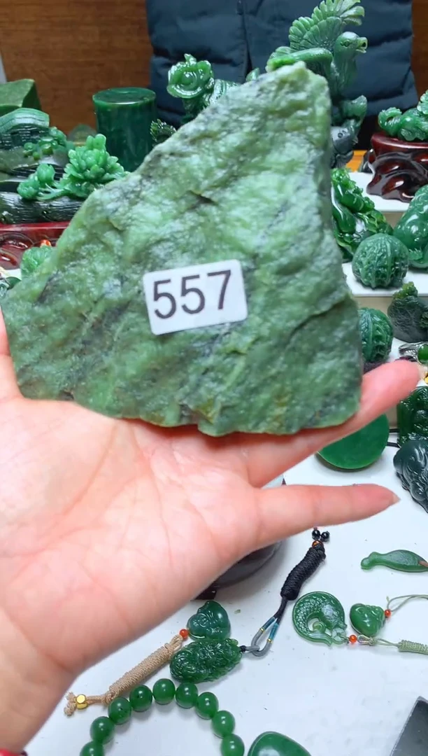 未镶嵌和田玉珠宝半成品1