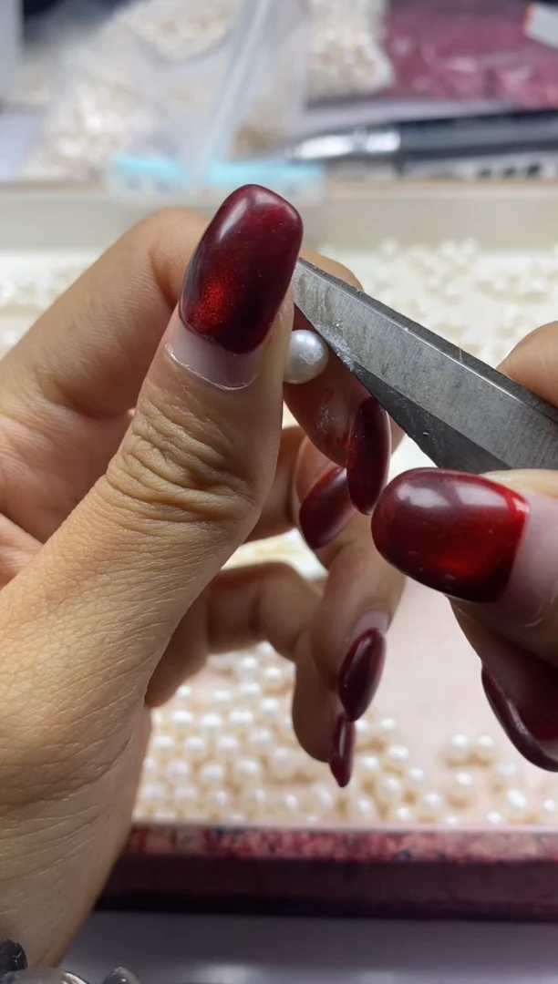 【闪购商品】淡水珍珠颈饰未镶嵌w2221近圆珍珠6mm*10颗