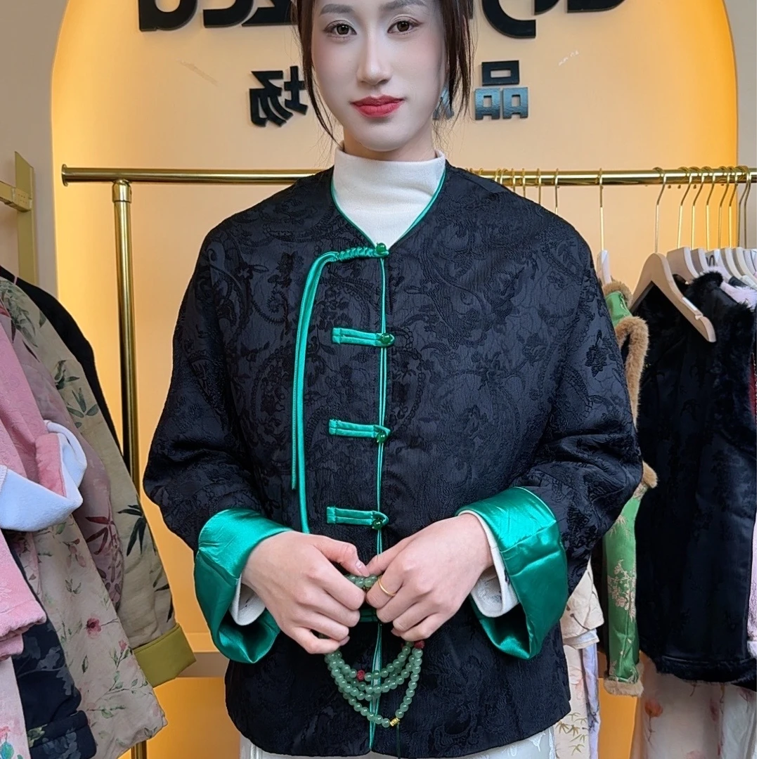 【马甲孤品集合链接】新中式中国风复古立领盘扣印花春夏款马甲