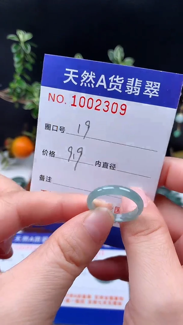 未镶嵌戒指翡翠19#